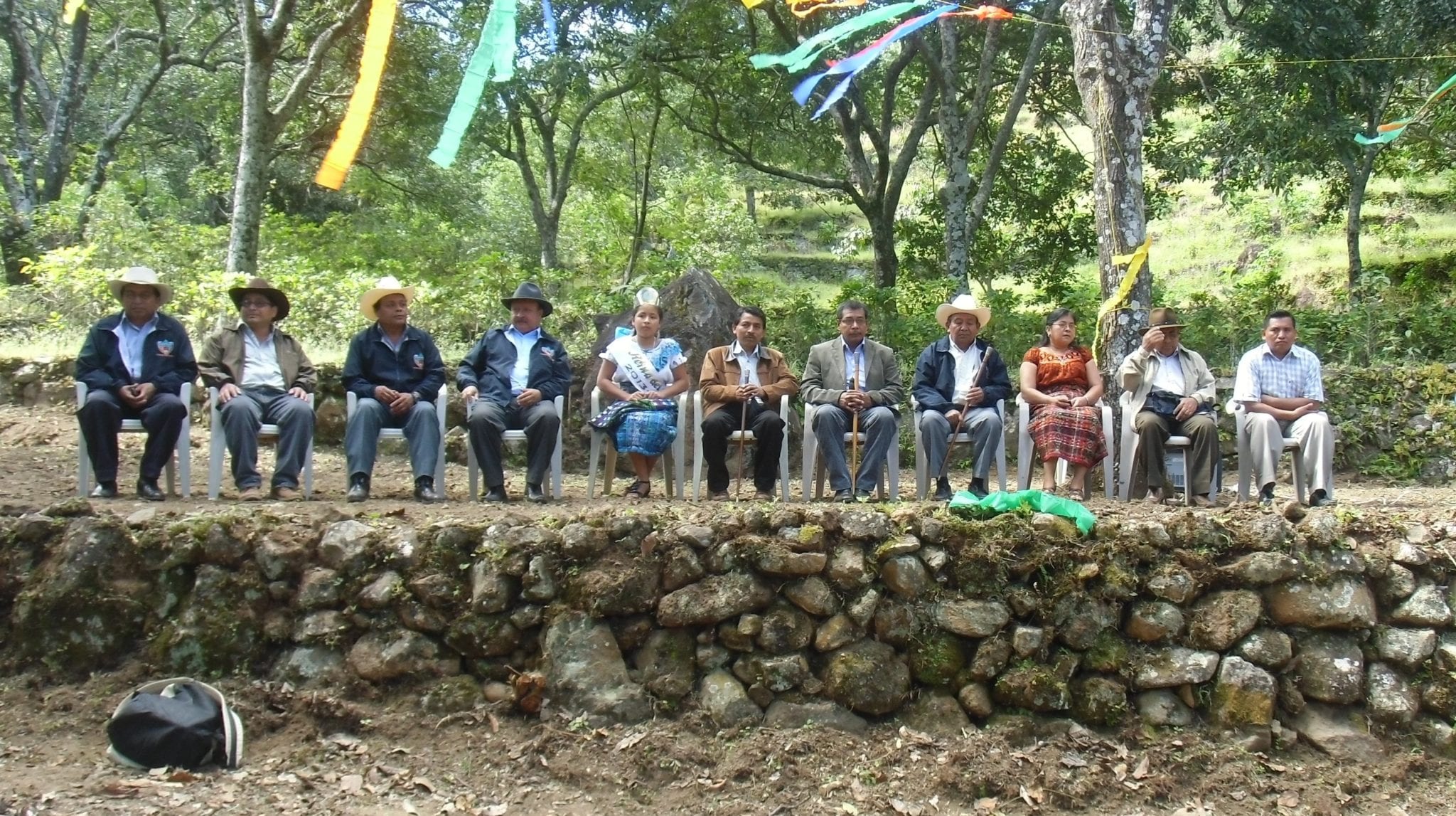 Feier zur Grundsteinlegung in San Pedro la Laguna