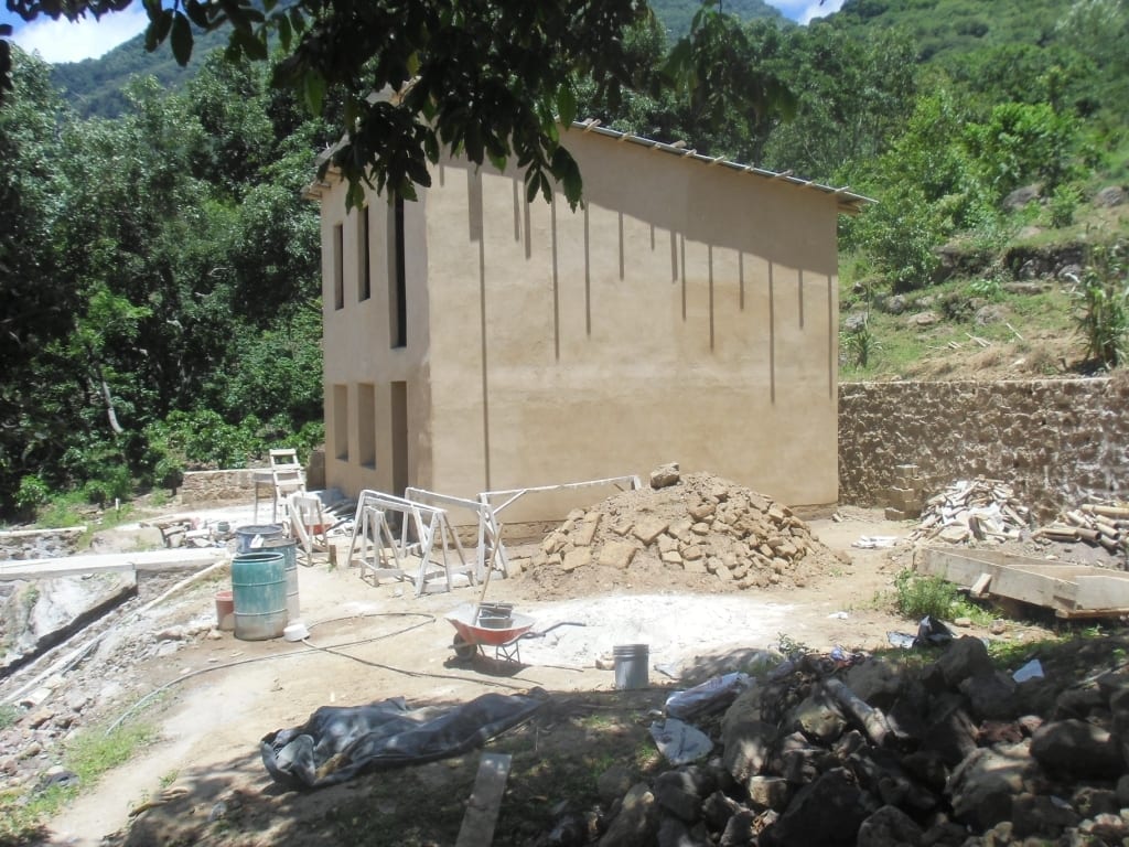 Bambus-Lehm-Modul der Schule in San Pedro la Laguna
