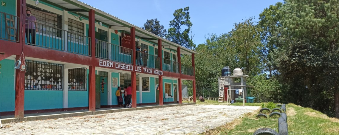 Ist-Zustand der Vor- und Grundschule in Los Yaxón Neboyá vor der Schulerweiterung 2021